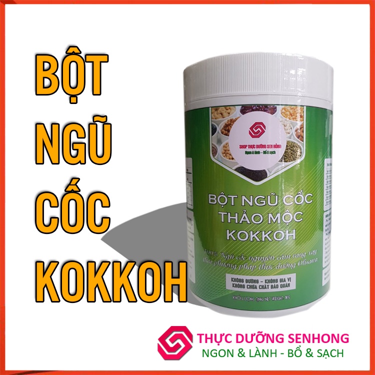 Bột ngũ cốc thảo mộc Kokkoh  100% ngũ cốc nguyên cám rang xay theo phương pháp thực dưỡng ohsawa