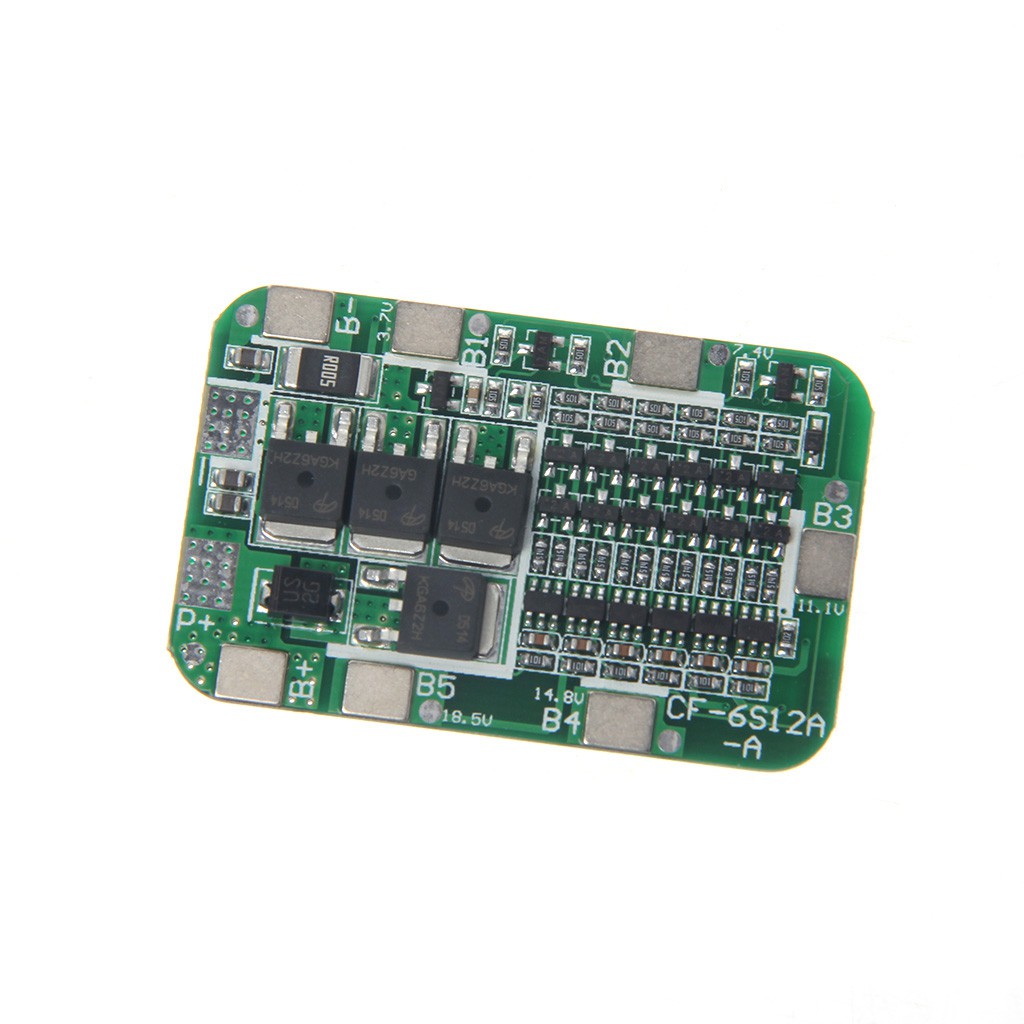 Bo mạch bảo vệ PCB Kiss * 6S 15A 24V BMS cho pin Li-ion Lithium 18650