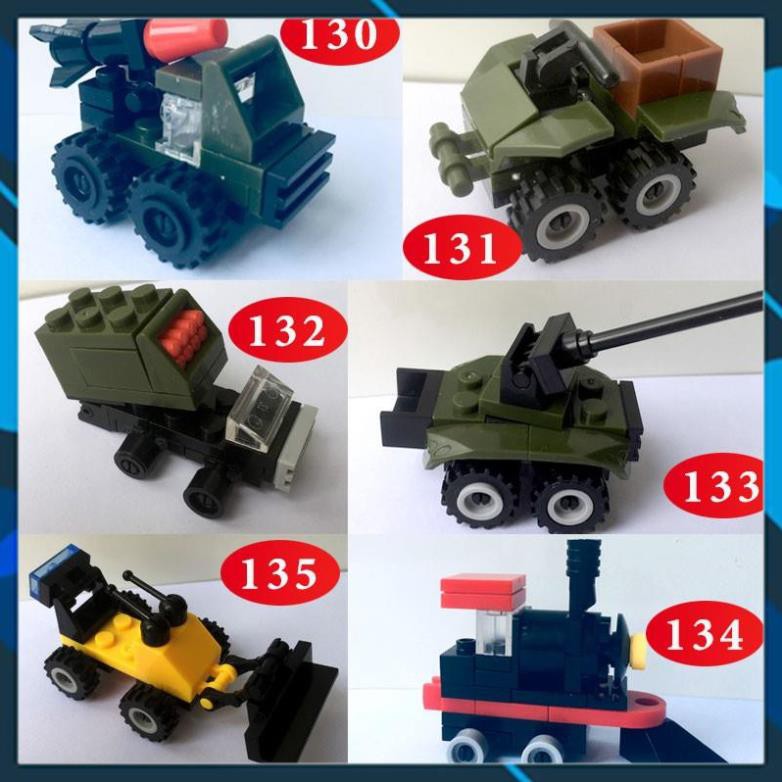 Đồ chơi lắp ghép Đồ chơi lắp ghép các loại xe và thú Mini Lego Style [TOY WORLD]