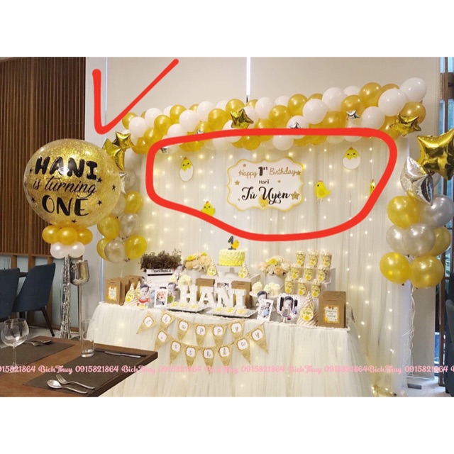 Combo trang trí theo yêu cầu