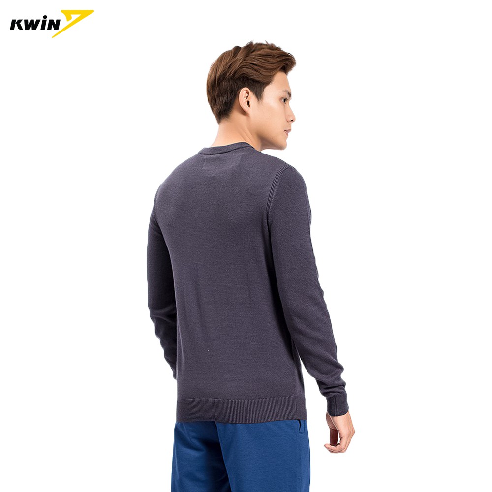 Áo len nam dài tay KWIN dáng Slim fit ôm vừa vặn, chất liệu mềm nhẹ, giữ ấm tốt - KWO005W8