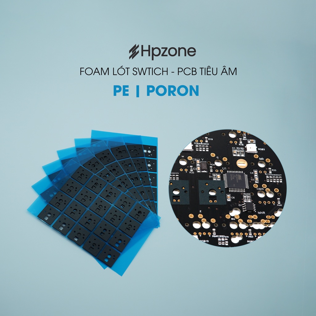 Foam đệm Switch phím cơ PE Foam PORON Foam giảm âm khi gõ phím loại 10pcs 20pcs