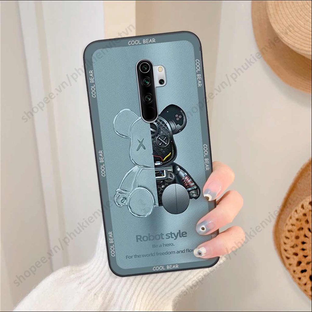 Ốp lưng điện thoại Xiaomi Redmi Note 8 / Note 8 Pro gấu robot bear, phi hành gia đẹp, vỏ ốp rẻ đẹp