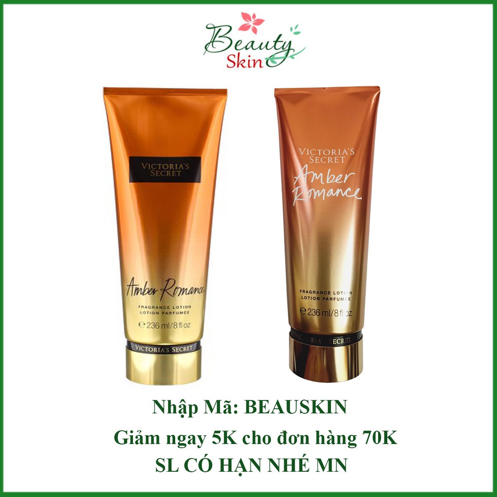 Dưỡng Thể Nước Hoa Victoria Secret Amber Romance 236Ml - Beauty Skin
