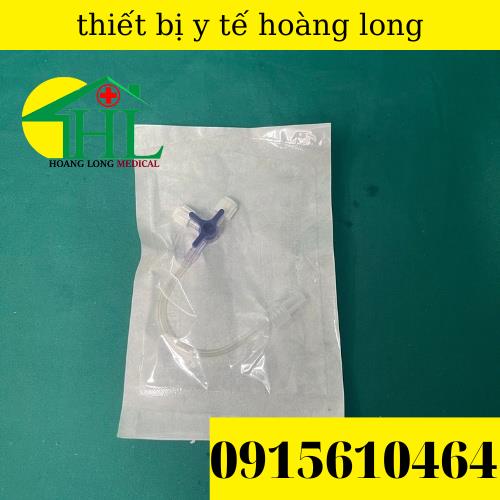 ❤ KHÓA 3 CHIA 3 CHẠC (chạc 3 tiêm) CÓ DÂY NỐI 10cm 25cm Khoá 3 ngã truyền dịch có thêm dây dẫn 10cm 25cm khoá chạc 3 ngã