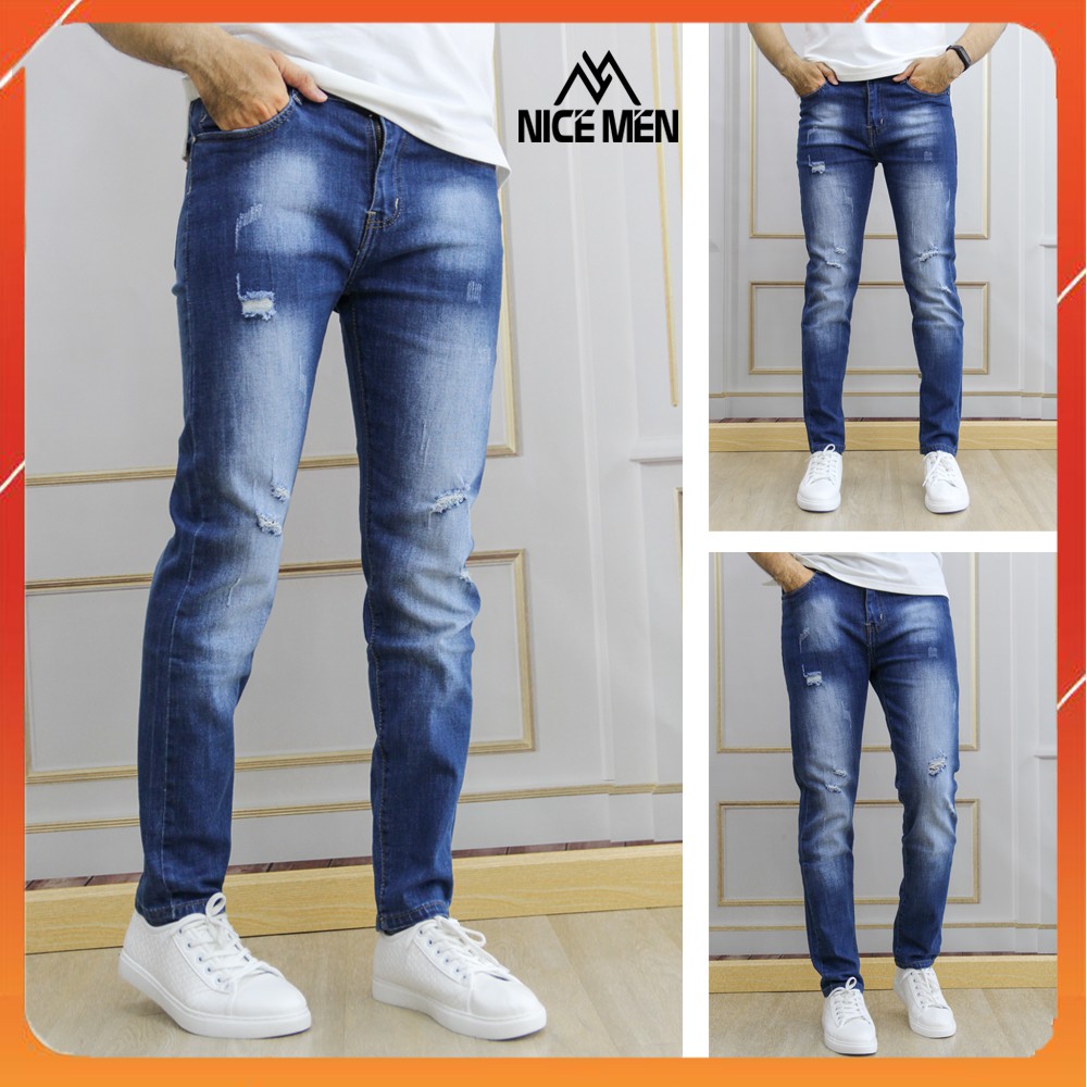 Quần Jeans Nam Rách NMJ2114 Nice Men ❤️️ FREESHIP ❤️️ ✔️ CAM KẾT ẢNH SHOP TỰ CHỤP✔️ HỖ TRỢ MIỄN PHÍ ĐỔI - TRẢ SẢN PHẨM.