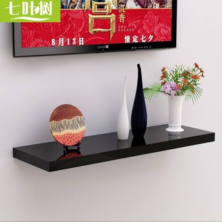 Kệ treo tường Tivi 1 thanh ngang VDTN80 ( KT 80x20cm)  loại Gỗ xanh chống ẩm