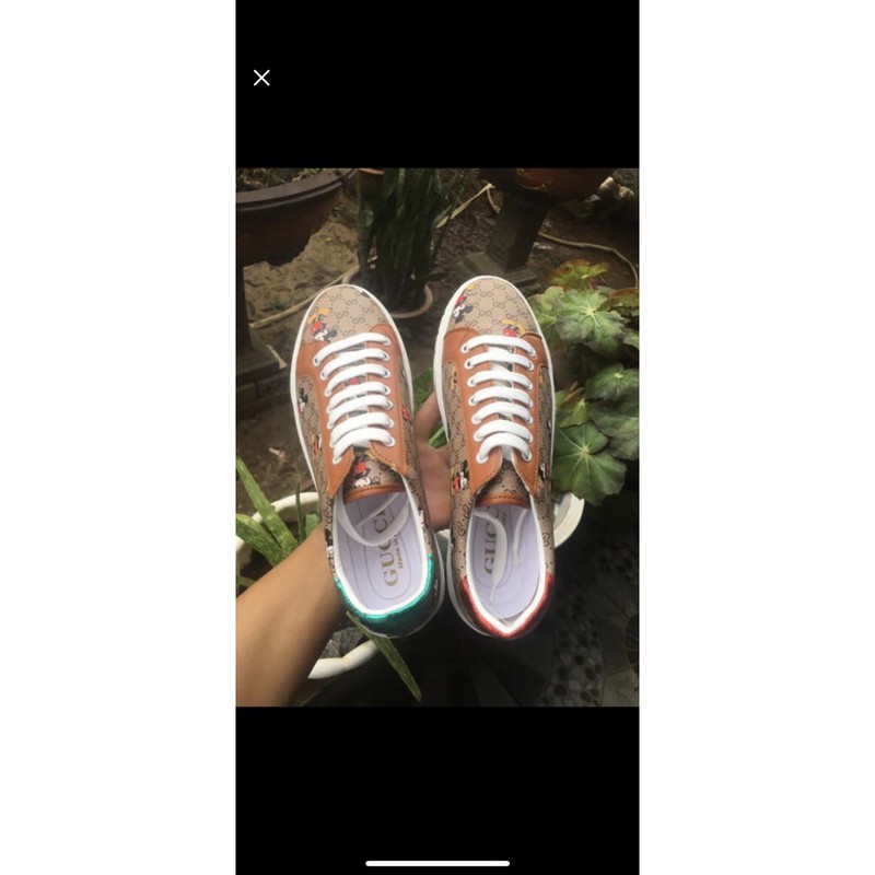 Giày Mickey Thời Trang Nam Viền Xanh fullsize 38-43