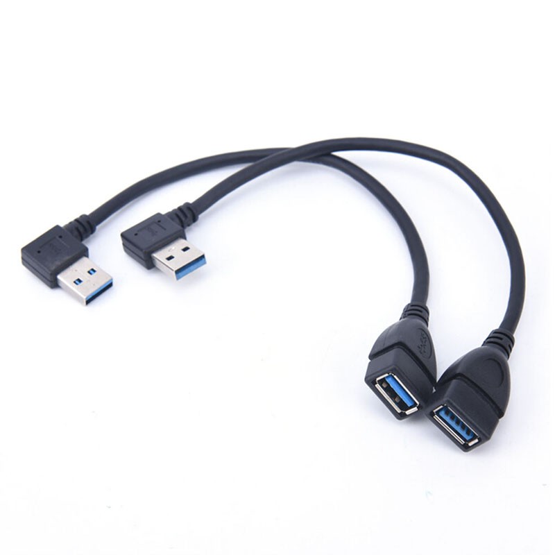 Dây cáp chuyển đổi giắc cắm sang cổng usb 3.0 90 độ