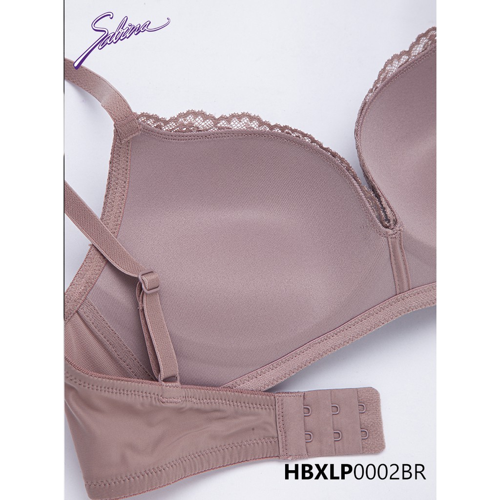 Áo Lót Không Gọng Mút Dày Phối Ren Habpy Lady By Sabina HBXLP0002