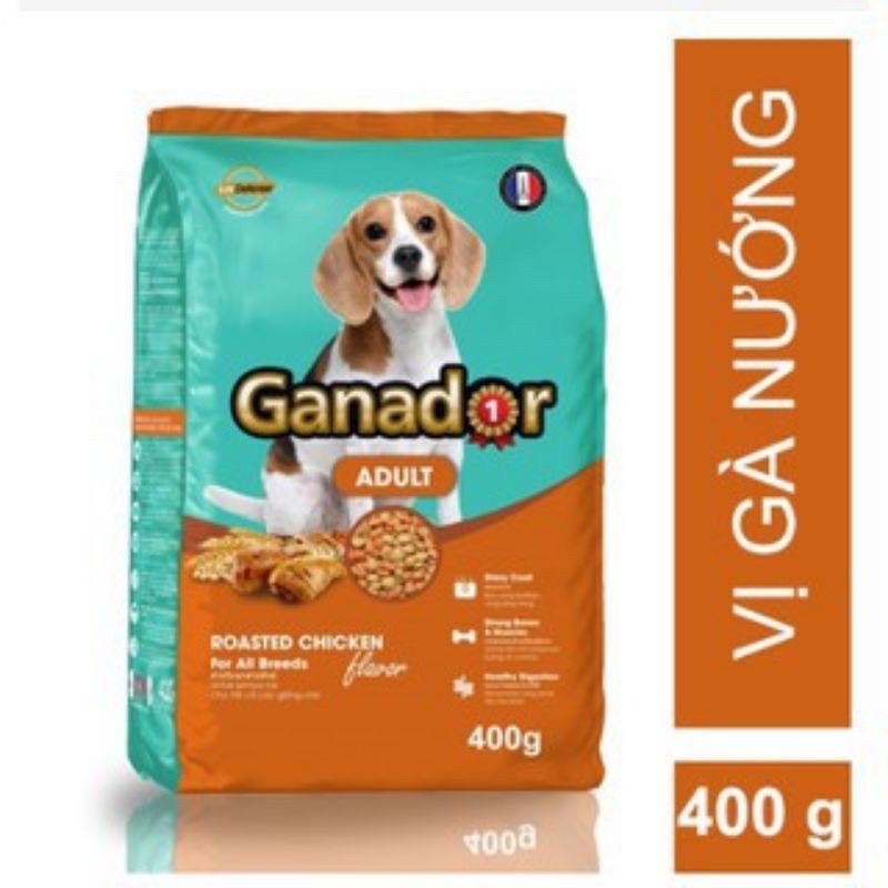 Thức Ăn Hạt Khô Ganador Cho Chó Con, Chó Lớn 400g