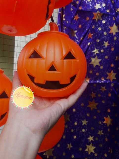 Bí ngô nhựa, bí ngô Halloween,.... Có đèn và không có đèn