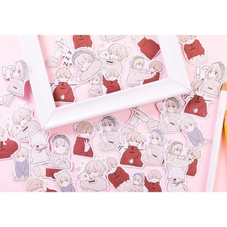 Bộ 45 Sticker Boy Girl E90
