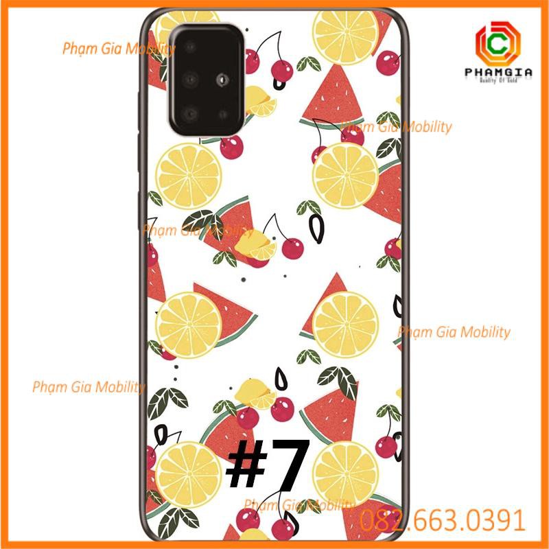 Ốp lưng in hình trái cây bắt mắt Samsung Galaxy A91/A81/A71/A51/A21/A01 / Note 10 Lite/S10 Lite