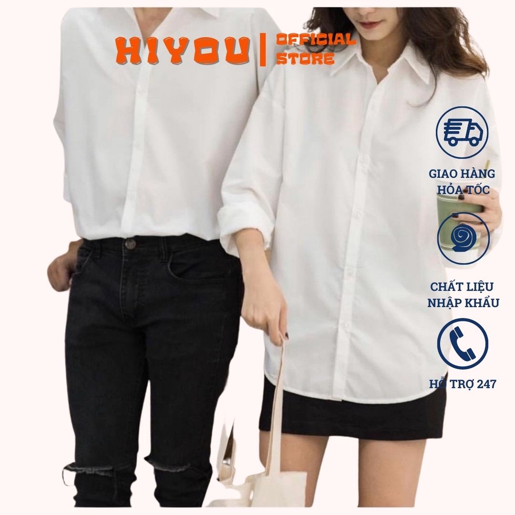 Áo sơ mi nam đẹp nhiều màu unisex trơn form rộng vừa vải lụa mịn mềm mại phong cách Hàn Quốc Hothit 2022