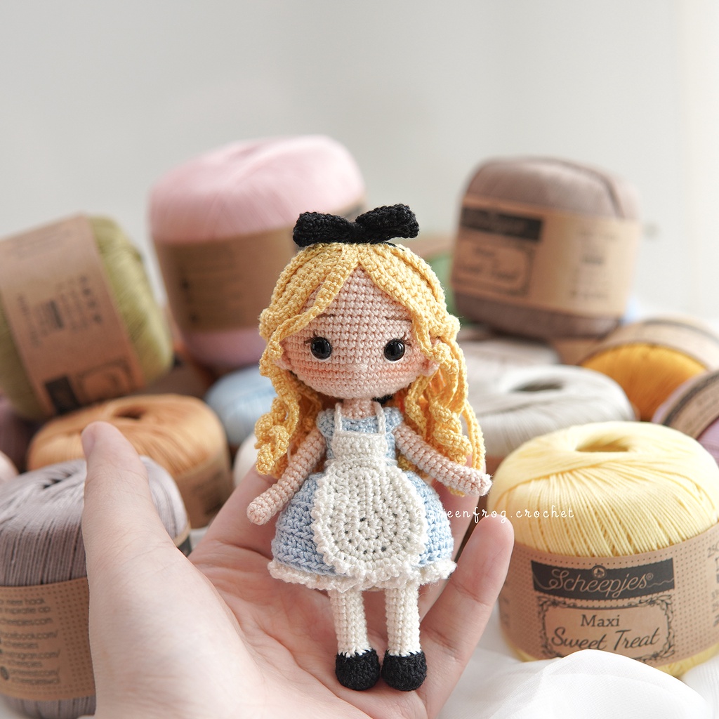 Sợi Scheepjes Maxi 25g móc búp bê, thú mini