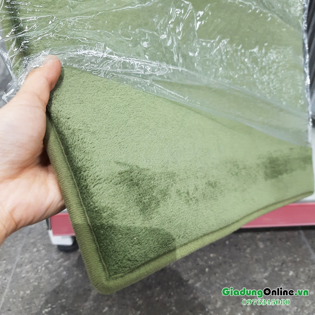 Thảm chùi chân Lock&amp;Lock Memory Foam MAT513 GRN 70x46cm