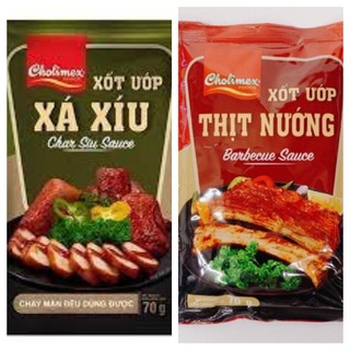 Xốt ướp xá xíu&Xốt ướp thịt nướng Cholimex 70g