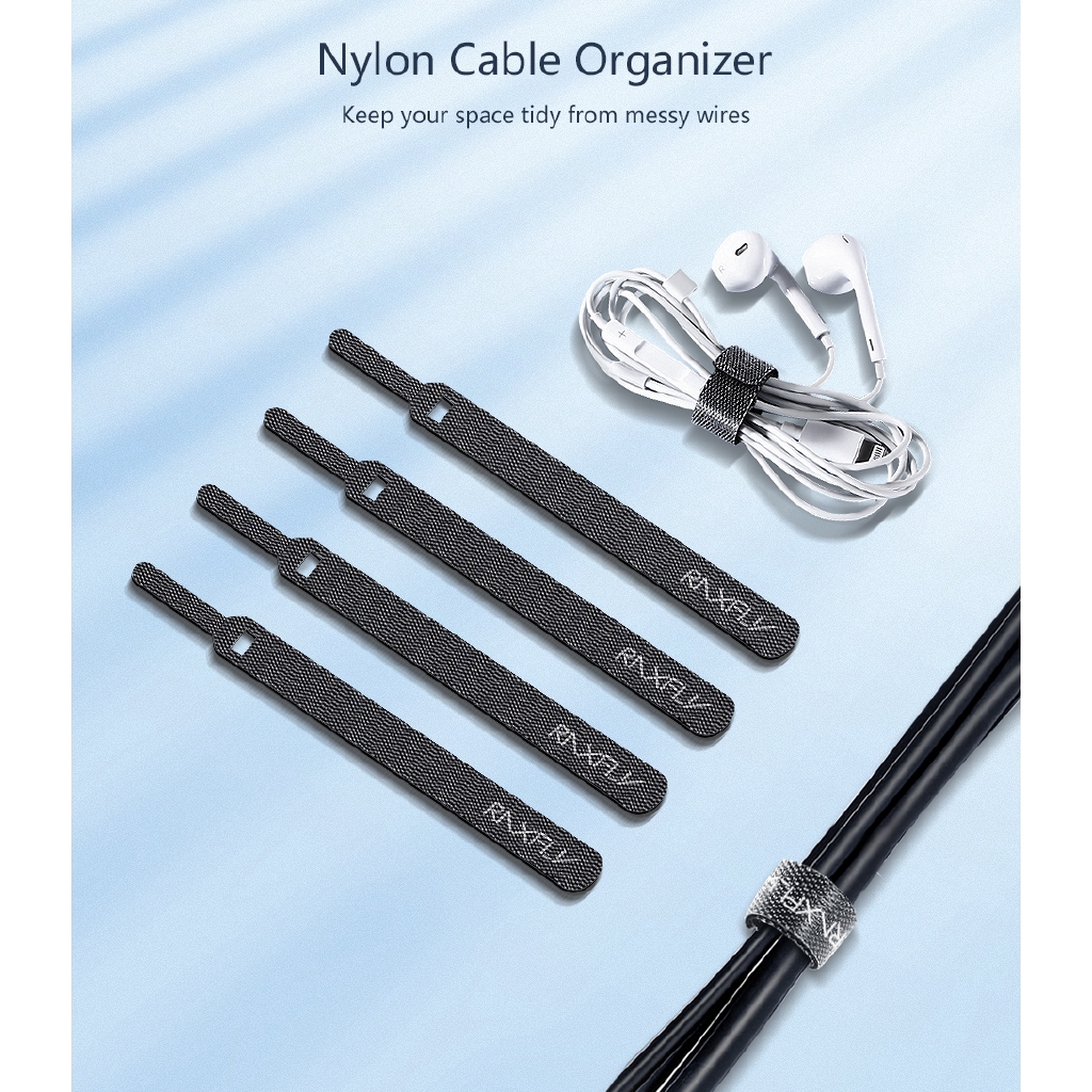Raxfly Cable Organizer Cable Management For iPhone Samsung USB Cable Wire Winder Clip