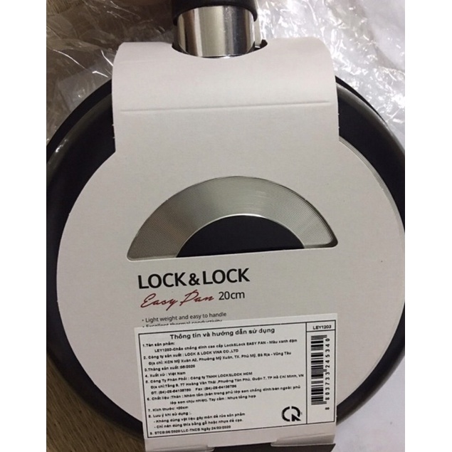 Chảo Lock&amp;Lock 20cm (Không dùng cho bếp từ)