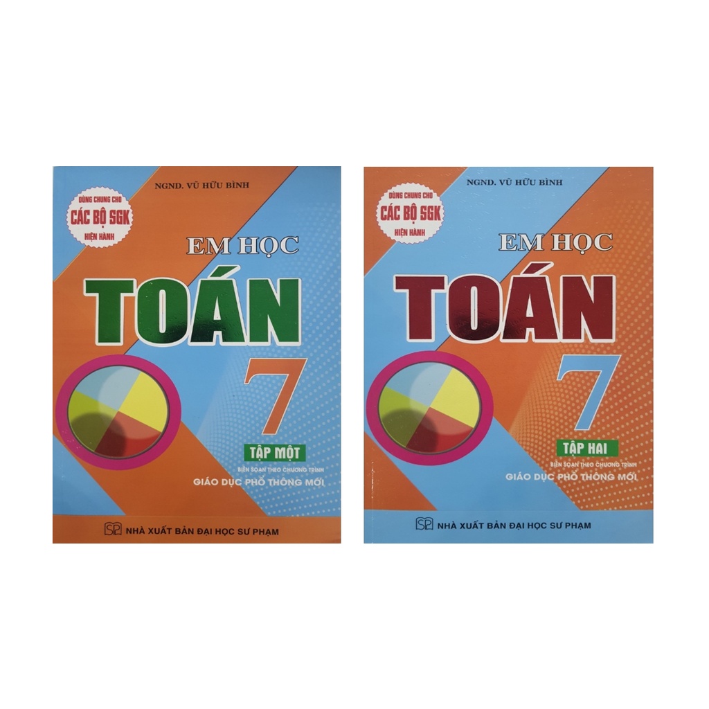 Sách - Combo Em học Toán 7- (Tập 1+Tập 2) - Biên soạn theo chương trình giáo dục phổ thông mới