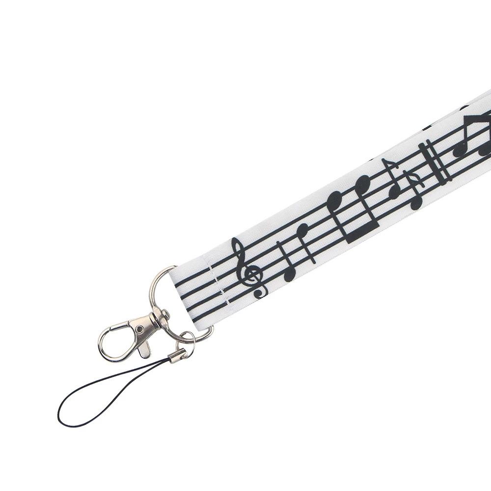YIYU Dây đeo thẻ tên/ chìa khóa họa tiết nốt nhạc TYLER1