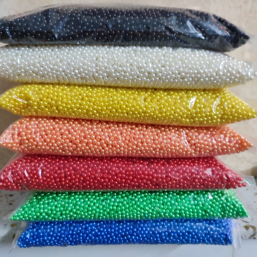 500gr hạt bẹt 4mm và 5mm - Nguyên liệu handmade gói lớn tiết kiệm
