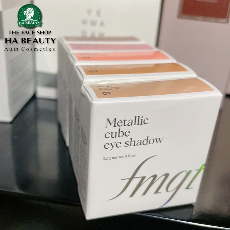 Phấn mắt The Face Shop fmgt Metallic cube eye shadow 3.2g