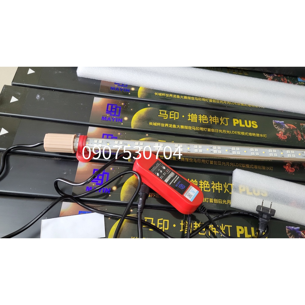 112cm Đèn hồ cá MAYIN Super Color Plus UVB UVA 2 chế độ chuyên dụng cho huyết long