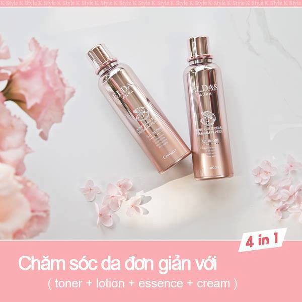 Serum tế bào gốc ELDAS AURA SHINE GOLD PEARL PREMIUM PEPTIDE