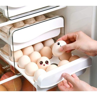 🥚🥚🥚KHAY ĐỰNG TRỨNG CÓ NẮP DẠNG NGĂN KÉO , KÉO RA RÚT VÀO RẤT TIỆN.