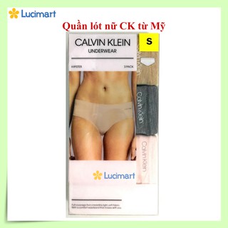 Set 3 quần lót nữ CK Calvin Klein [Hàng Mỹ]