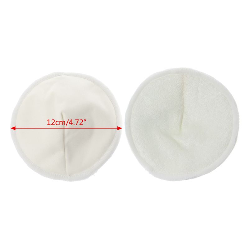 Set 2 Miếng Đệm Ngực Sợi Tre 3D Có Thể Giặt Sạch Dành Cho Bé