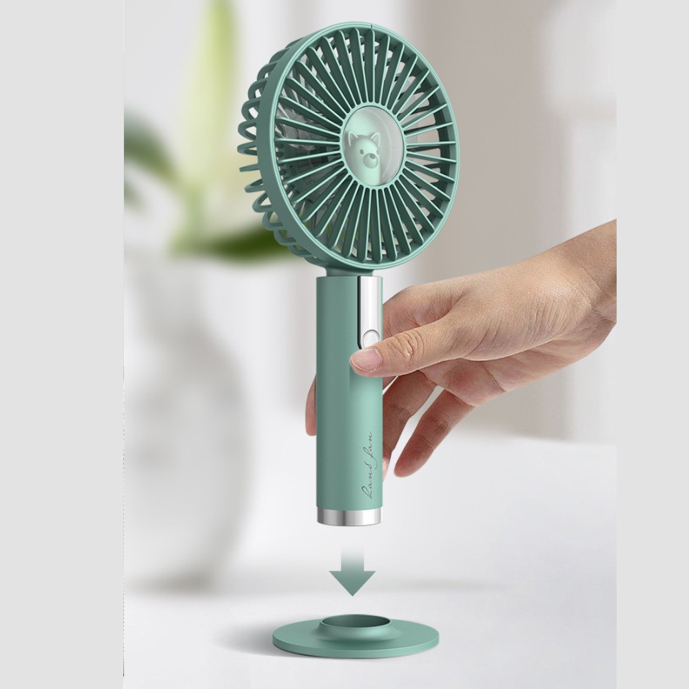 Quạt cầm tay mini tích điện Hand-held Fan 1200mAh | WebRaoVat - webraovat.net.vn