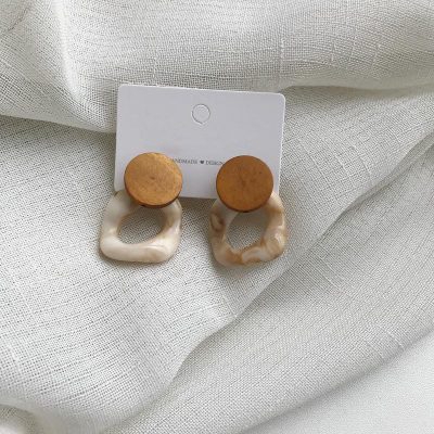 Khuyên Tai Chuỗi Tròn Đơn Giản Cổ Điển Cho Nữ