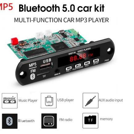 Máy Nghe Nhạc MP3 MP4 MP5 FM MP4 Usb 12V Usb Chuyên Dụng