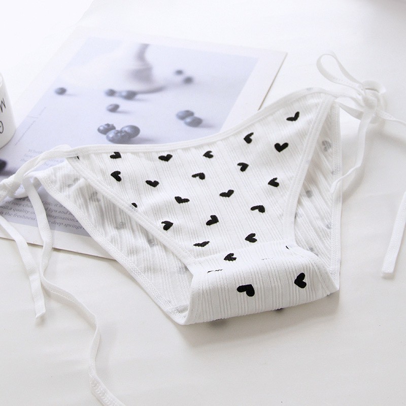 Hộp 5 quần lót nữ dễ thương len tăm cotton thun lạnh kháng khuẩn quà tặng ý nghĩa DOLLYSECRET QL042