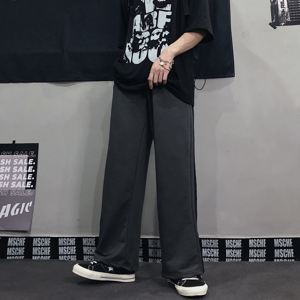 Quần Dài Thiết Kế Giản Dị Thời Trang 198568Quần Thể Thao Phong Cách Hàn Quốc Năng Động Cho Nam Nữ