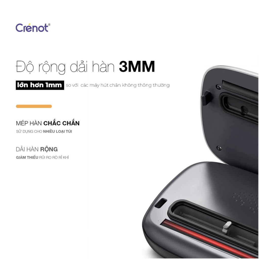 Máy Hút Chân Không Thực Phẩm Mini CRENOT Joice M5 Gia Đình Cao Cấp