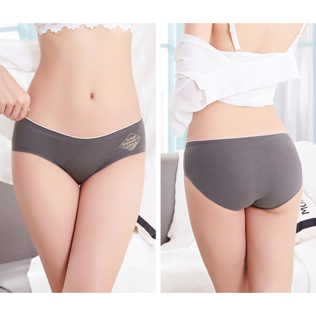 Quần lót nữ Cotton cao cấp KHÁNG KHUẨN không đường may không viền - QL004 | BigBuy360 - bigbuy360.vn