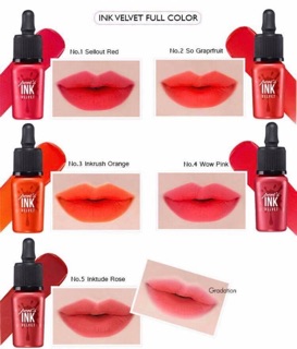 Son kem Lì Peripera Pẻi's ink Velvet