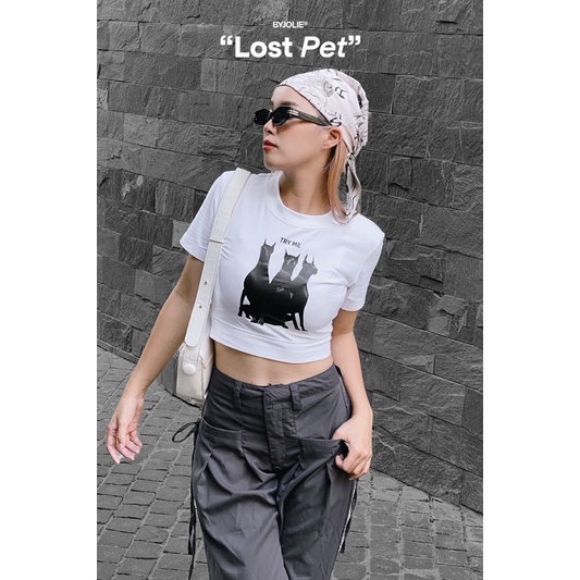 Áo croptop cotton form ôm Try Me Byjolie thoáng mát