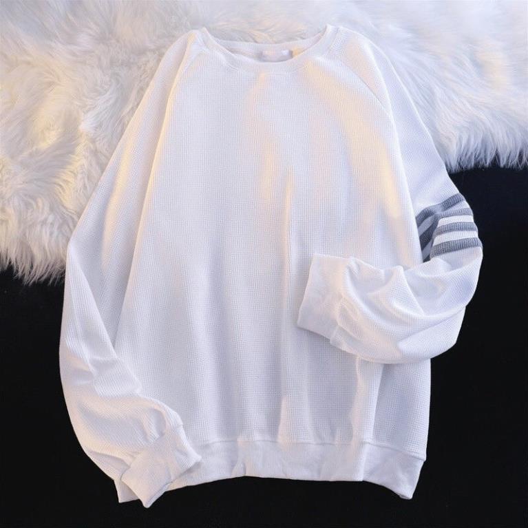 Áo Dài Tay 4 Sọc, Nỉ Sweater Form Rộng Sọc Tay Chất Đẹp Thời Trang Thu Đông(Hàng Sẵn)