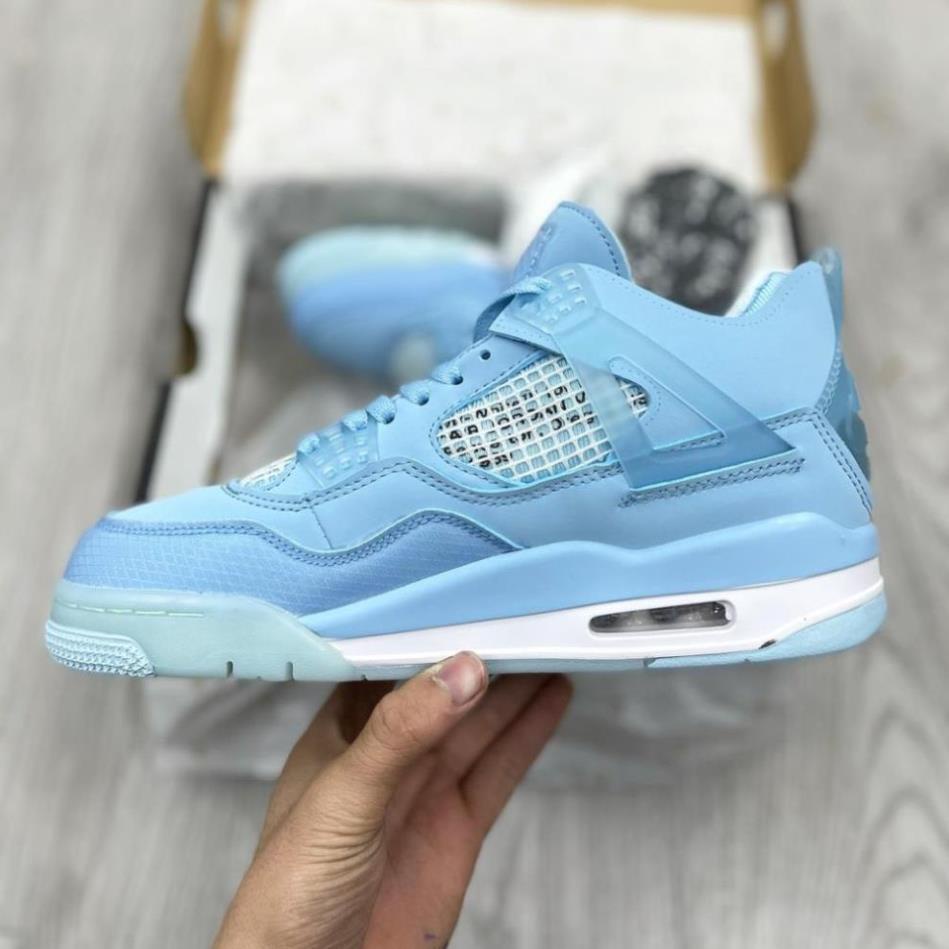 Giày thể thao giày jordan 4 off white xanh dương đủ size nam nữ đầy đủ hộp bill