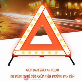 Biển Cảnh Báo Nguy Hiểm Tam Giác Phản Quang Cho Ô Tô Biển Báo Dừng Đậu Đỗ Xe Xe Hơi Xe Ô Tô Xe Tải