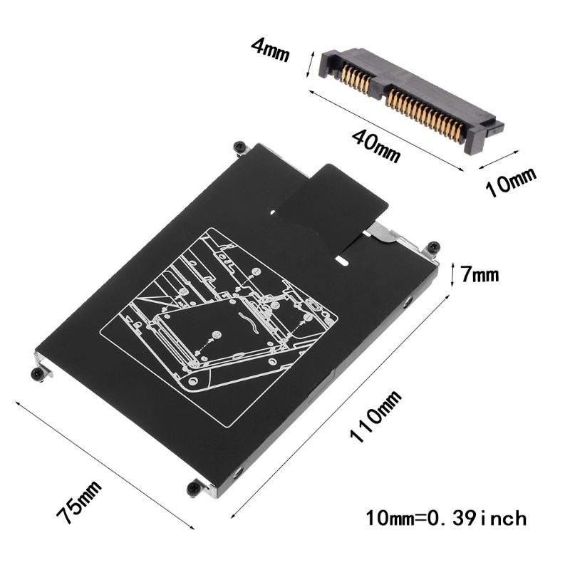 Bộ Chuyển Đổi Ổ Cứng HDD Giao Diện Cáp SSD Cho Laptop
