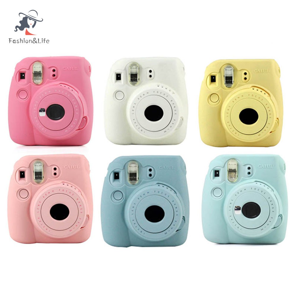 POLAROID Vỏ Silicone Bảo Vệ Máy Ảnh Fujifilm Instax Mini 8 9