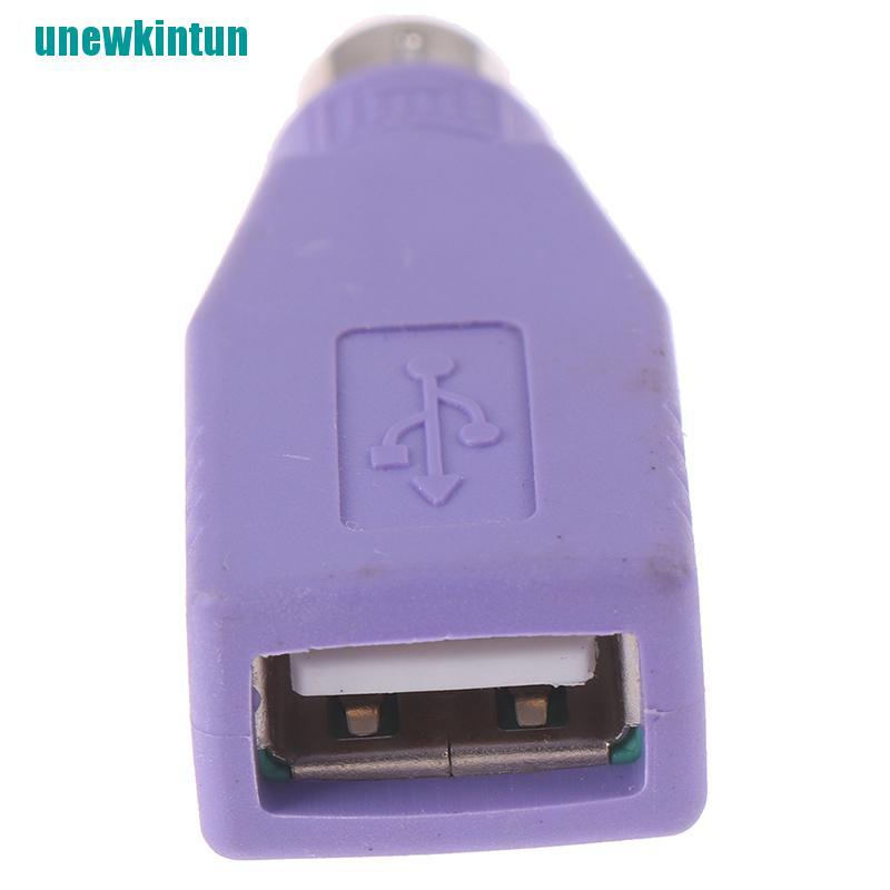 1pc Usb Female To Ps2 Ps / 2 Male Adapter Keyboard Mouse