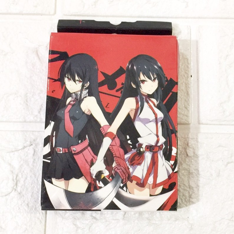 Bộ bài tú lơ khơ akame_ga_kill 54 ảnh khác nhau in hình anime manga