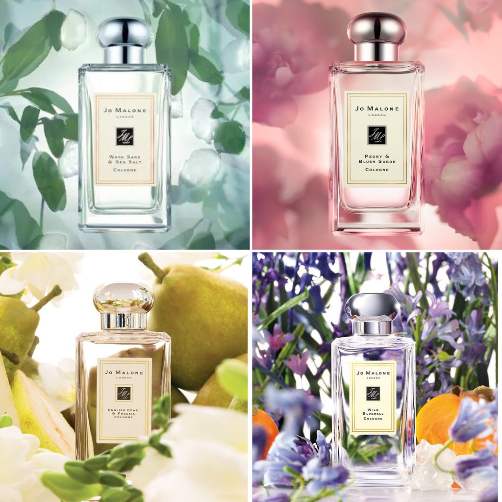 Nước hoa Niche - Jo Malone (Wood Sage Sea Salt, Peony, English Pear Freesia, Wild Bluebell)